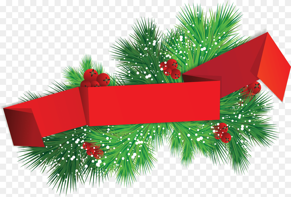 Christmas Tree Banner Clip Art Christmas Banner Design Ideas, Plant Free Transparent Png