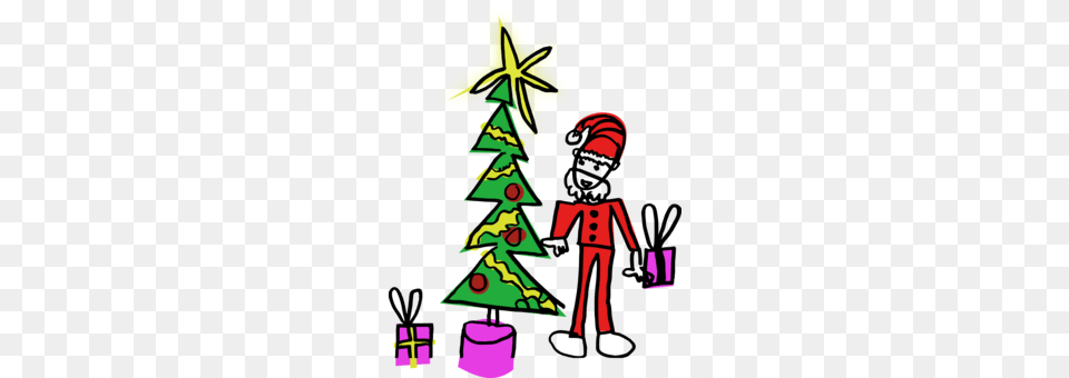 Christmas Tree Beaver Mammal Santa Claus, Christmas Decorations, Festival, Christmas Tree Free Png Download