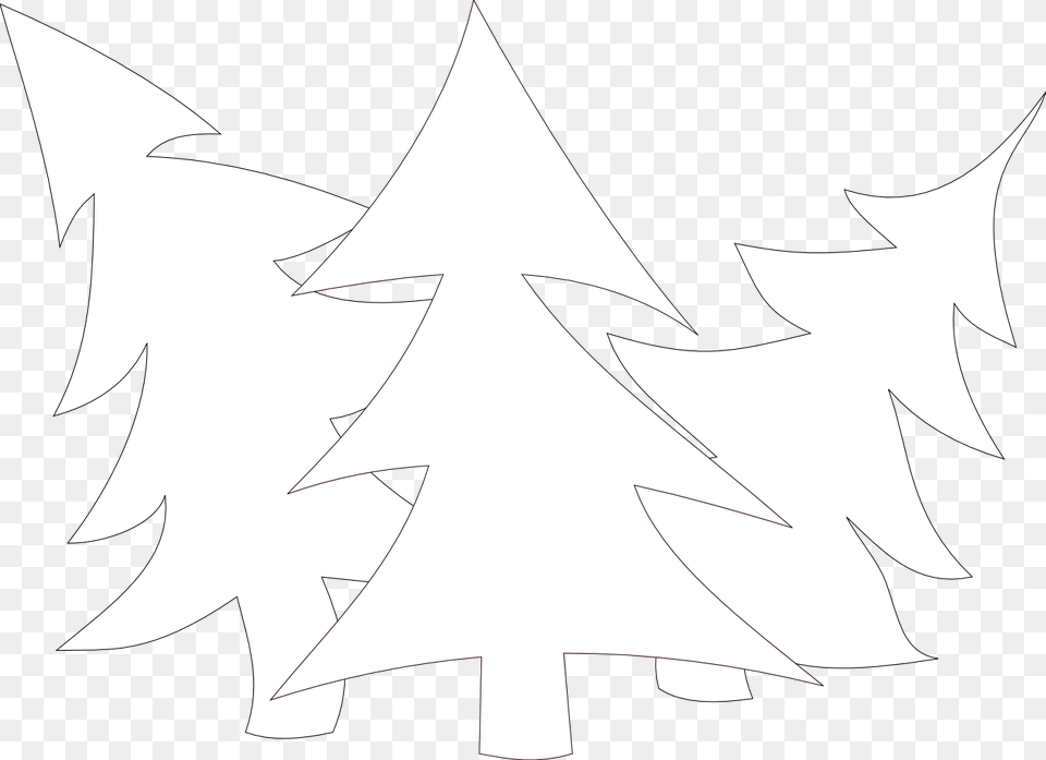 Christmas Tree Black And White Black And White Christmas Christmas Day, Leaf, Plant, Art, Animal Png