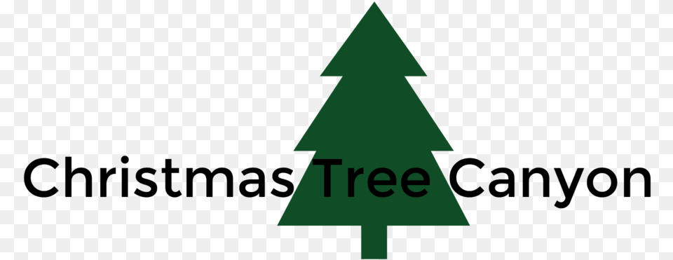 Christmas Tree Canyon Logo Christmas Tree, Triangle, Symbol, Sign Free Png Download