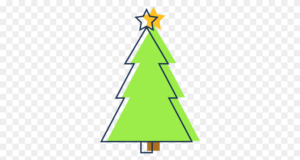Christmas Tree Cartoon, Star Symbol, Symbol Free Transparent Png