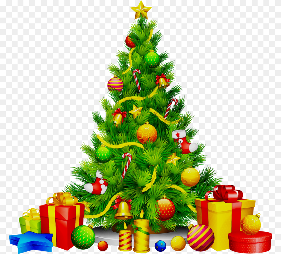 Christmas Tree Cartoon Clipart Christmas Tree Christmas Christmas Tree Clipart Hd, Plant, Christmas Decorations, Festival, Christmas Tree Free Transparent Png
