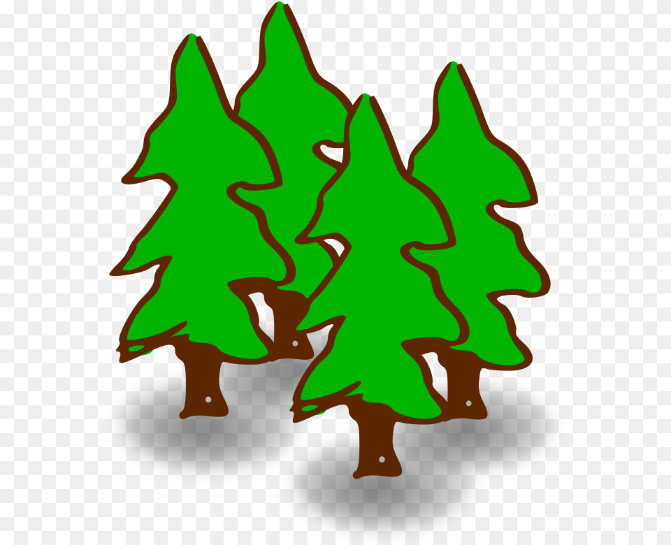 Christmas Tree Cartoon Without Background, Fire, Flame Free Transparent Png