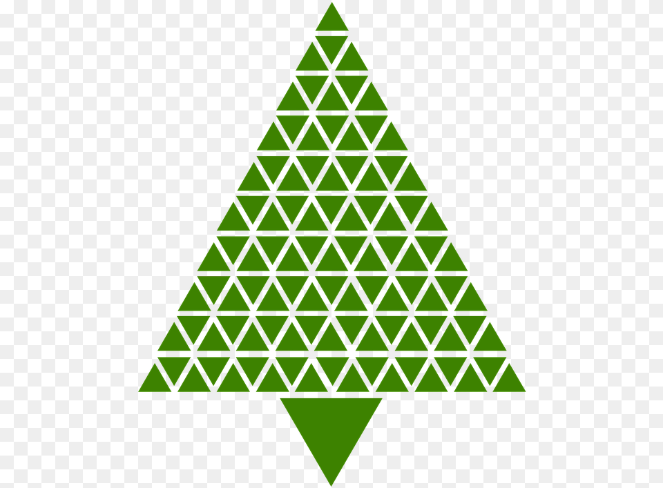 Christmas Tree Christmas Tree Green Tree Heart Shape From Triangle Free Png