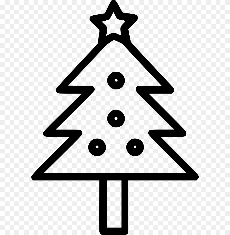 Christmas Tree Christmas Tree Icon, Stencil, Symbol, Star Symbol Free Transparent Png