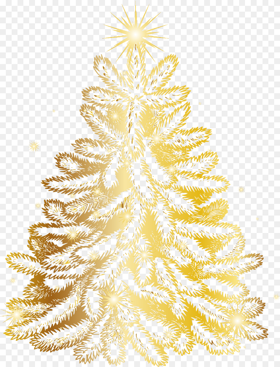 Christmas Tree Christmastree Decoration Merychristmas Gold Christmas Tree Clip Art, Plant, Christmas Decorations, Festival, Christmas Tree Free Transparent Png