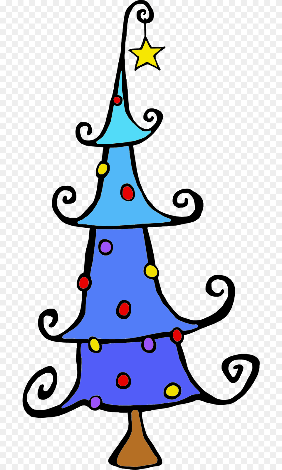 Christmas Tree Clip Art Christmas Ornament Christmas Whimsical Christmas Tree Clip Art, Person, Christmas Decorations, Festival, Christmas Tree Png Image