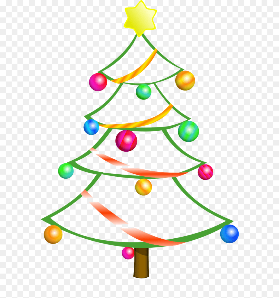 Christmas Tree Clip Art Free Wedding Clipart, Christmas Decorations, Festival, Christmas Tree, Person Png Image