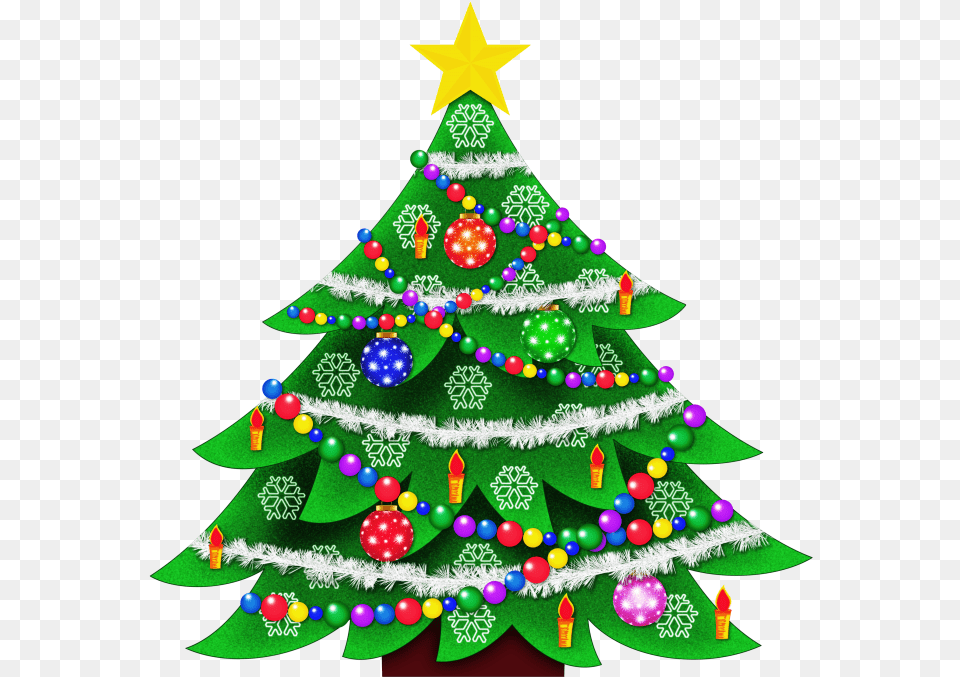 Christmas Tree Clip Art Vector In Open Office Cute Christmas Tree Clipart, Christmas Decorations, Festival, Christmas Tree, Birthday Cake Free Png