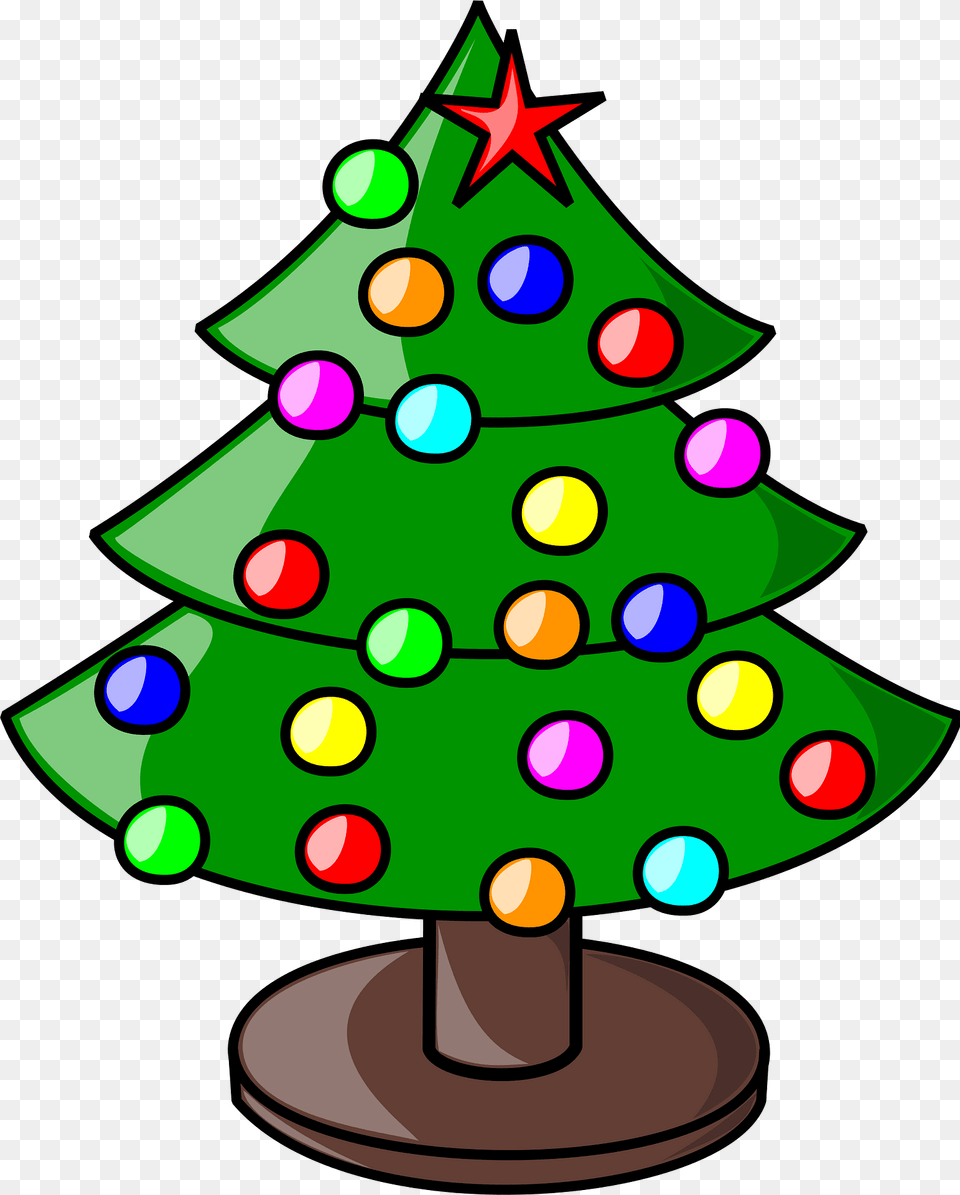 Christmas Tree Clipart, Christmas Decorations, Festival, Christmas Tree, Plant Png Image