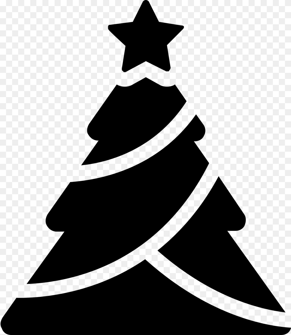 Christmas Tree Clipart, Star Symbol, Symbol, Animal, Fish Free Png Download
