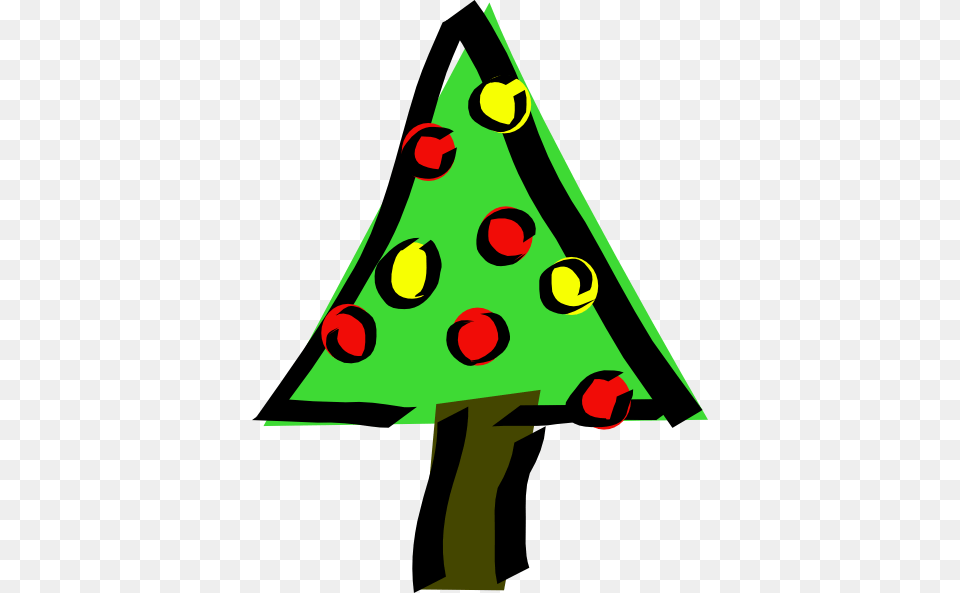 Christmas Tree Clipart, Triangle, Person Png Image