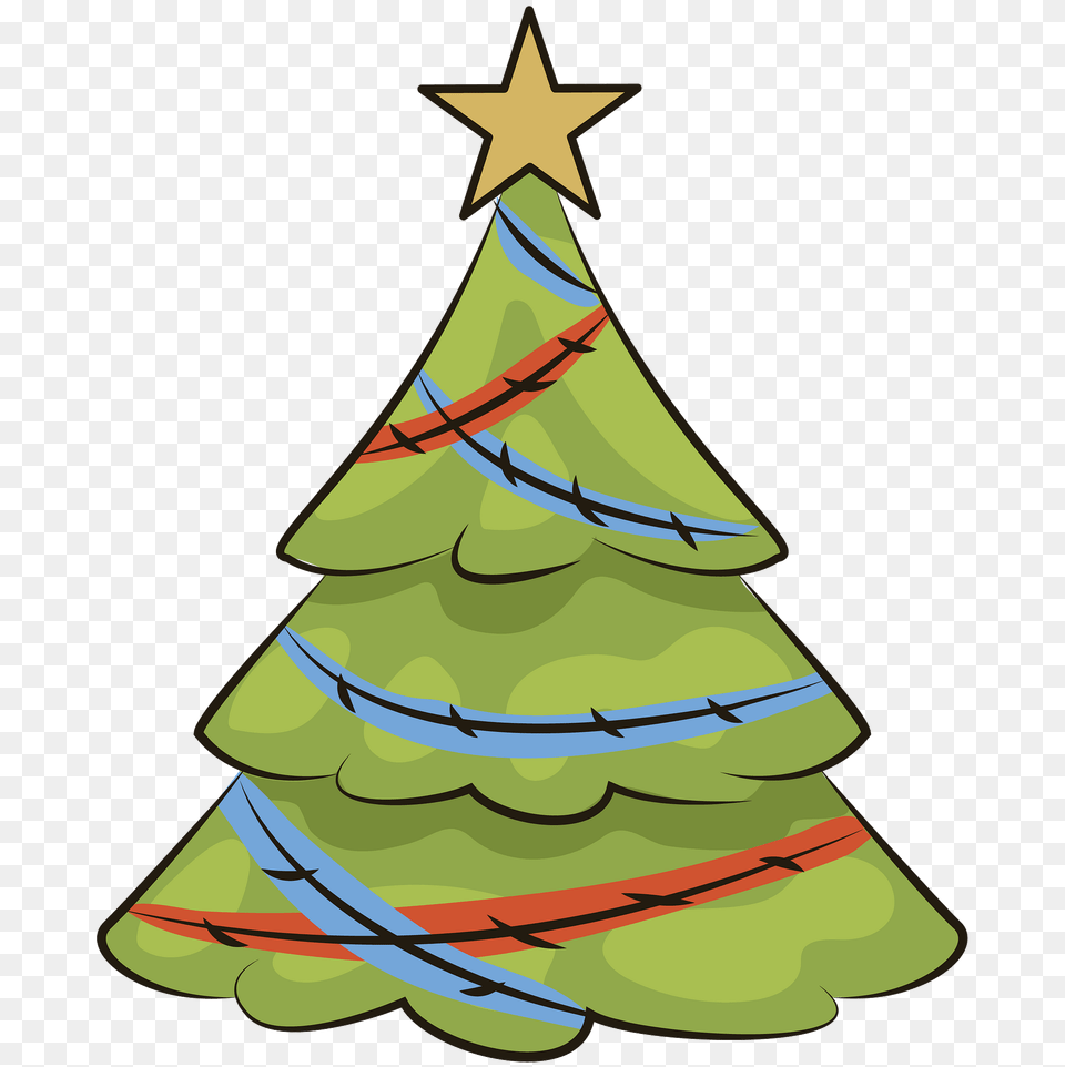 Christmas Tree Clipart, Star Symbol, Symbol, Plant, Christmas Decorations Free Png Download