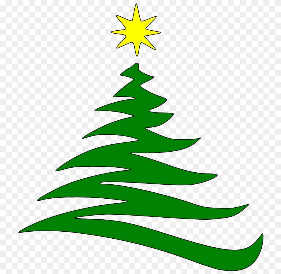 Christmas Tree Clipart, Star Symbol, Symbol, Green, Animal Free Png