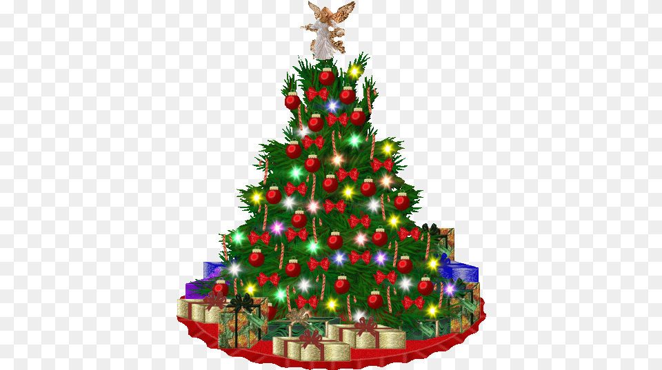 Christmas Tree Clipart Animated Clip Art Stock Christmas And Happy New Year, Christmas Decorations, Festival, Plant, Christmas Tree Png Image