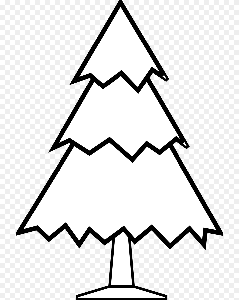 Christmas Tree Clipart Black And White Christmas Tree Clipart Black And White, Stencil, Triangle Free Png