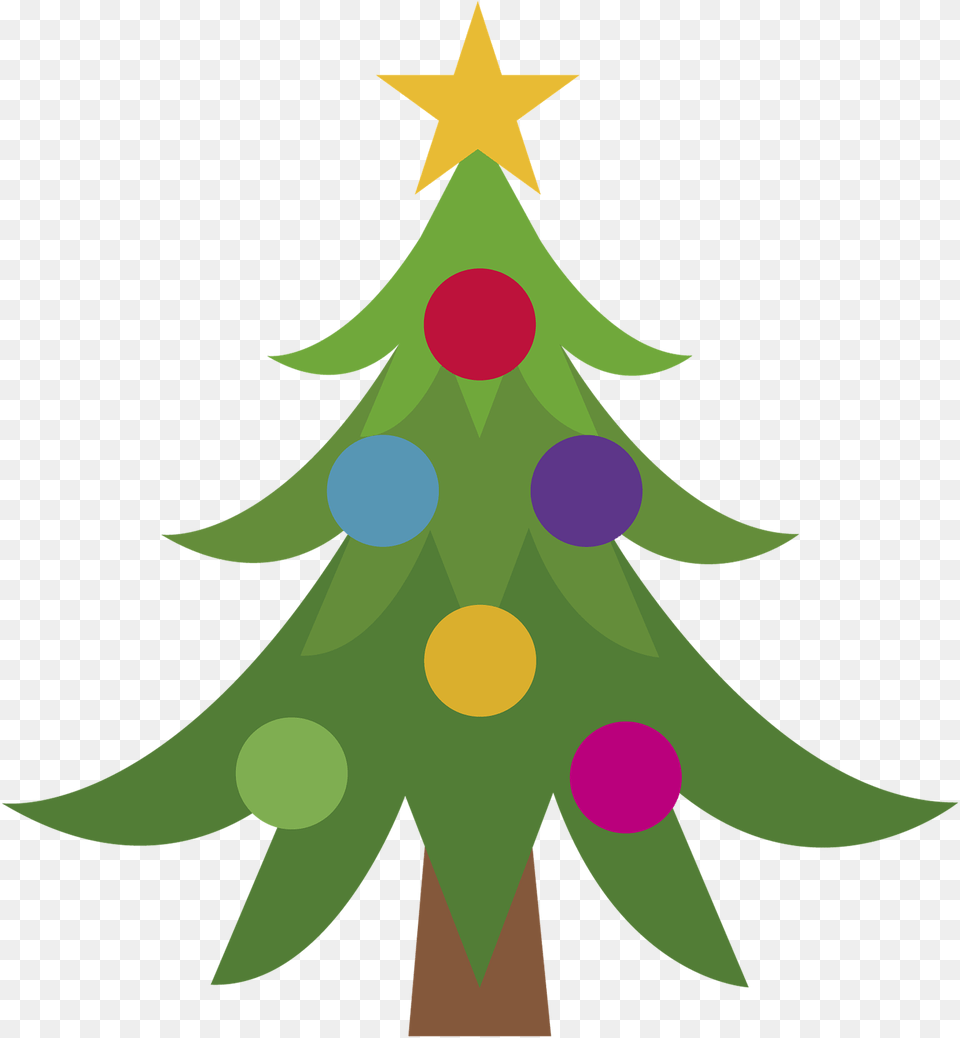 Christmas Tree Clipart Clear Background Christmas Tree Clipart Background, Symbol, Star Symbol, Plant, Festival Png Image