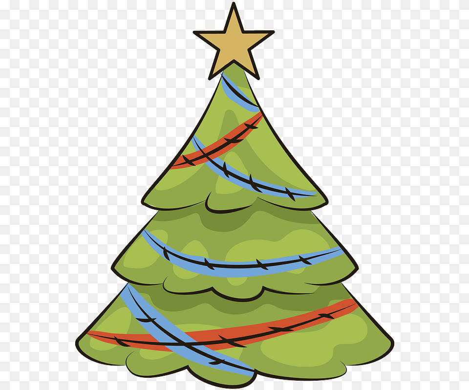 Christmas Tree Clipart Clip Art, Symbol, Star Symbol, Christmas Decorations, Festival Free Png Download