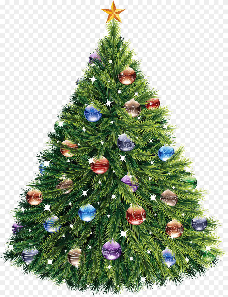 Christmas Tree Clipart Image For Free Png