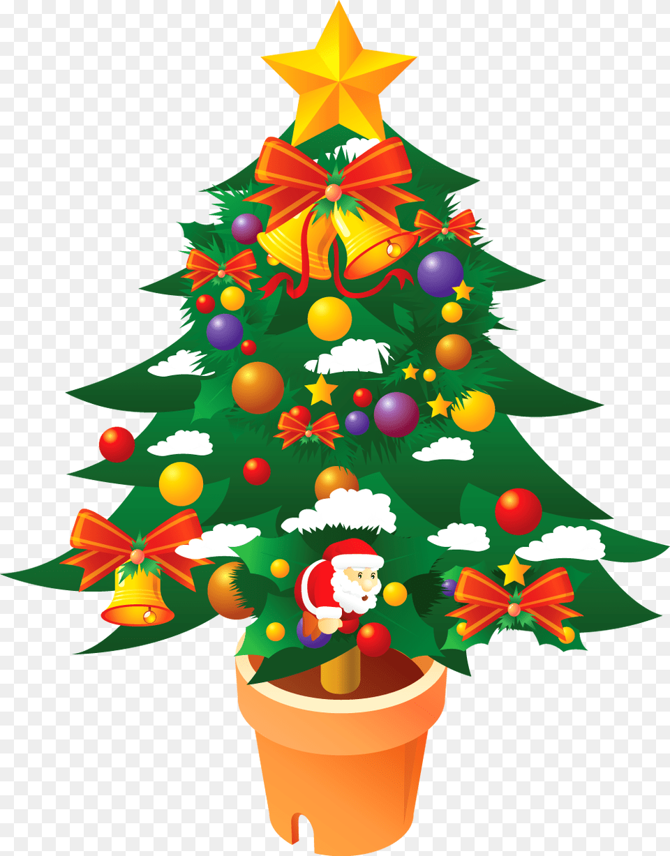 Christmas Tree Clipart Images, Christmas Decorations, Festival, Plant, Christmas Tree Free Png Download