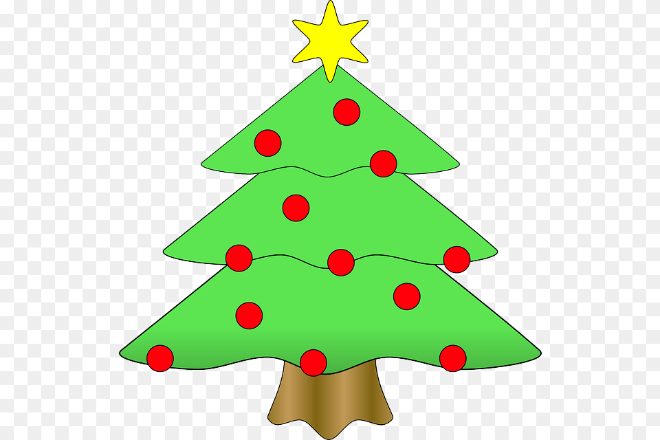 Christmas Tree Clipart Outline Clipart Christmas Tree, Star Symbol, Symbol, Animal, Fish Free Png Download
