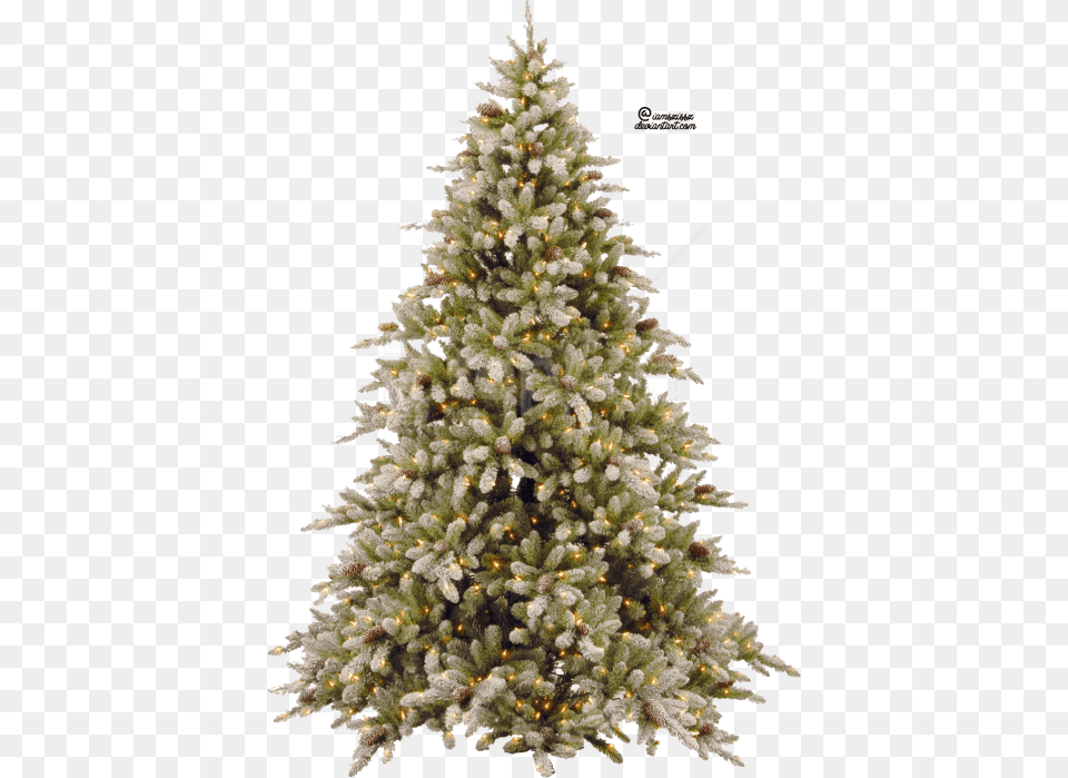 Christmas Tree Clipart Photo 10ft Snow Christmas Tree, Pine, Plant, Christmas Decorations, Festival Png Image