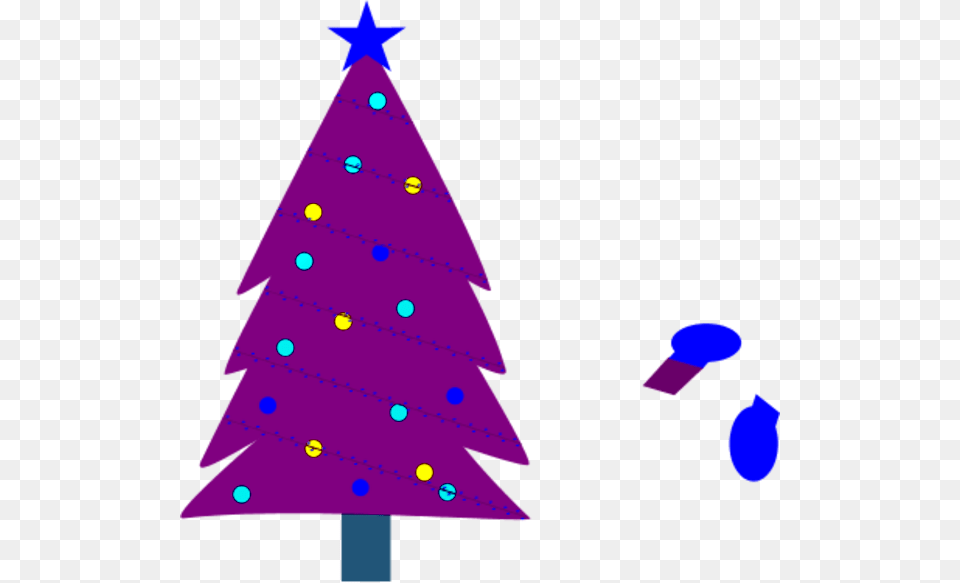 Christmas Tree Clipart Purple Christmas Tree Purple, Christmas Decorations, Festival, Christmas Tree Free Png Download