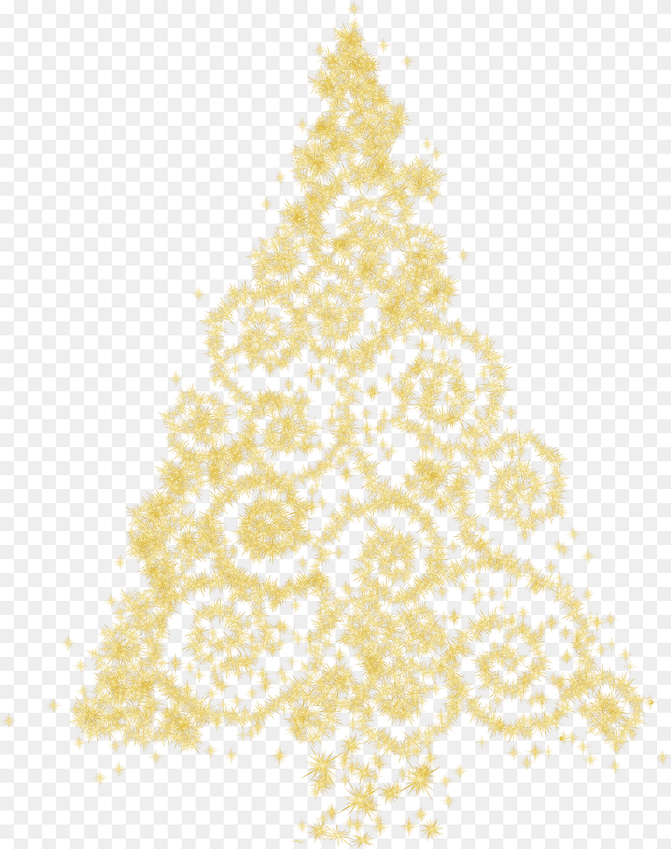 Christmas Tree Clipart Transparent Gold Christmas Tree Clip Art Png