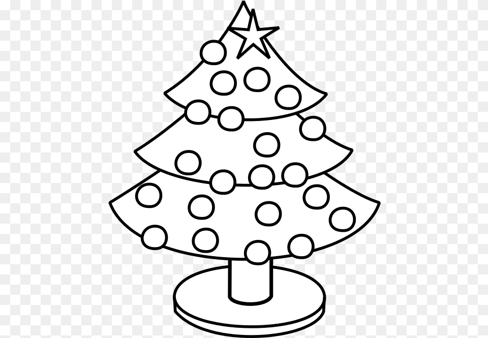 Christmas Tree Coloring Pages U2013 Coloringrocks Christmas Tree Color In Transparent, Stencil, Christmas Decorations, Festival Free Png