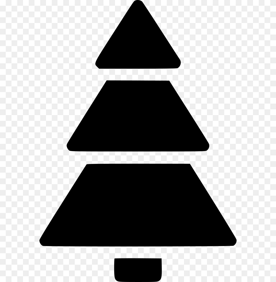 Christmas Tree Comments, Triangle Free Png Download