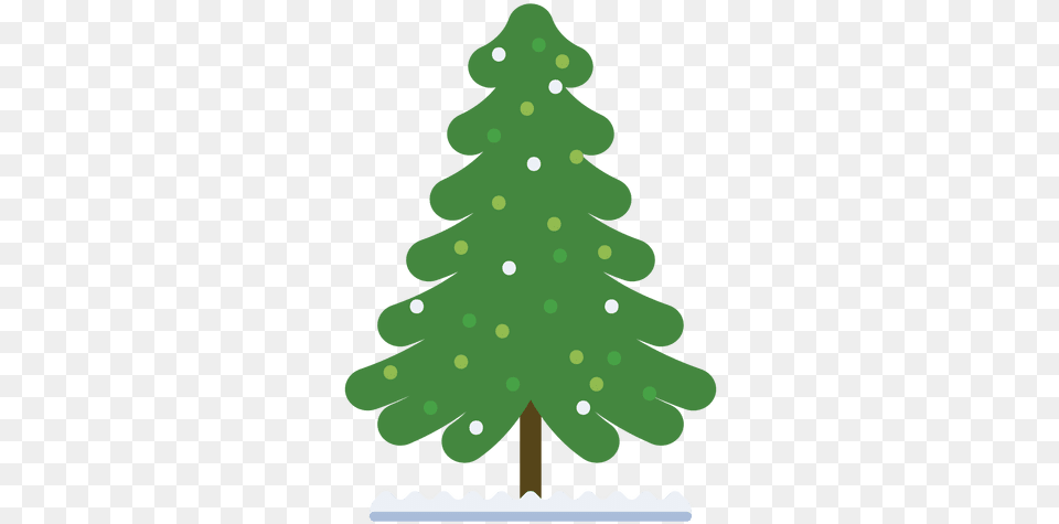 Christmas Tree Decorated Flat Icon 32 Transparent Vertical, Plant, Christmas Decorations, Festival, Christmas Tree Png