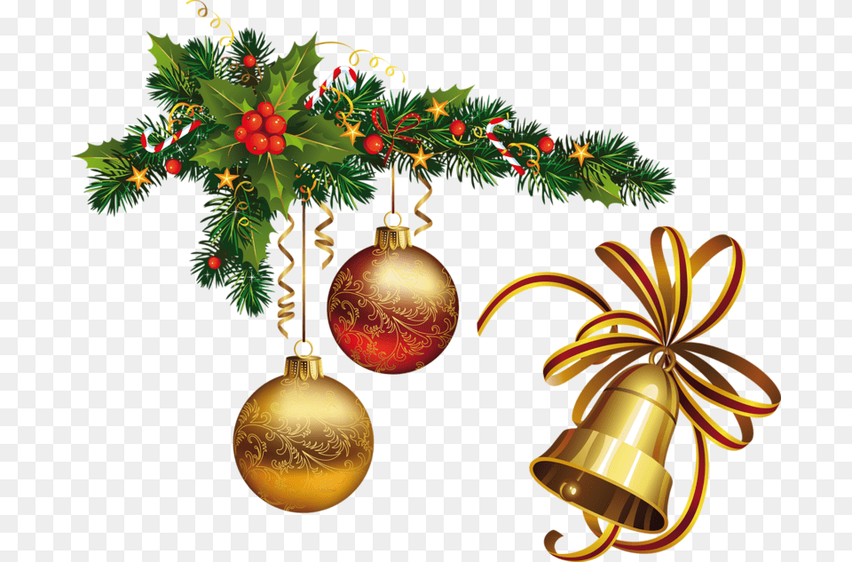 Christmas Tree Decoration Items, Accessories Free Png Download