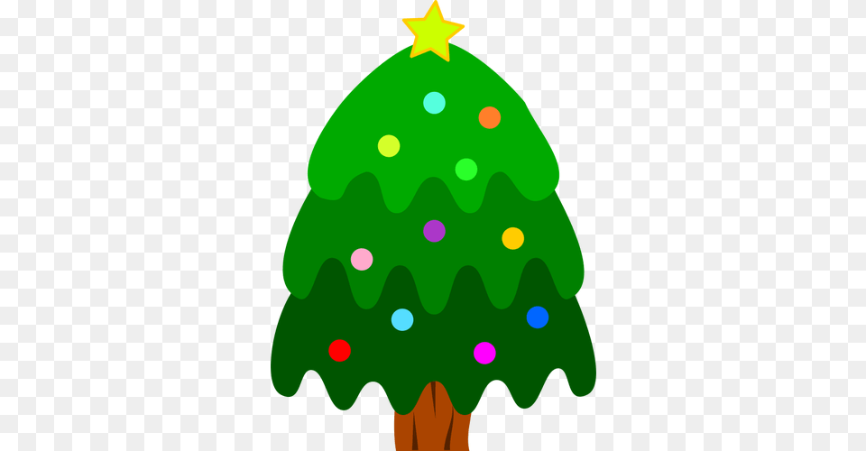 Christmas Tree Decoration Vector Clip Art, Green, Christmas Decorations, Festival, Animal Free Png Download