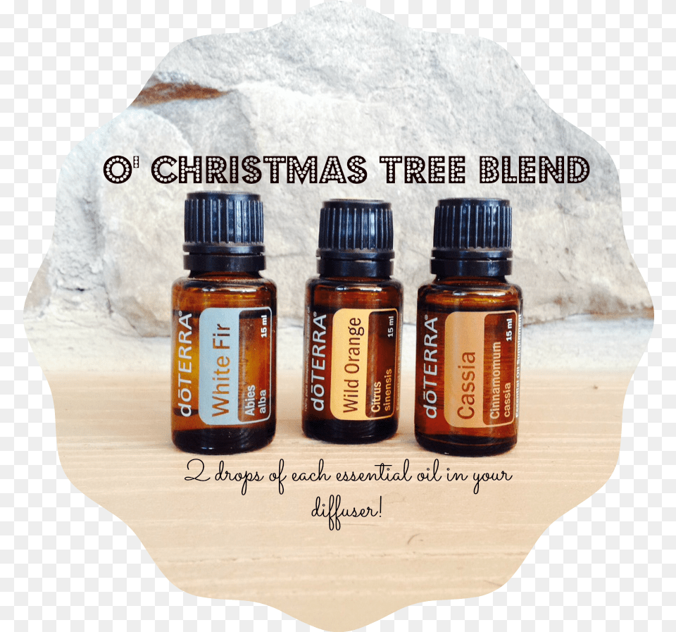 Christmas Tree Diffuser Blend Essential Oil, Bottle, Aftershave, Plant, Herbs Free Png Download