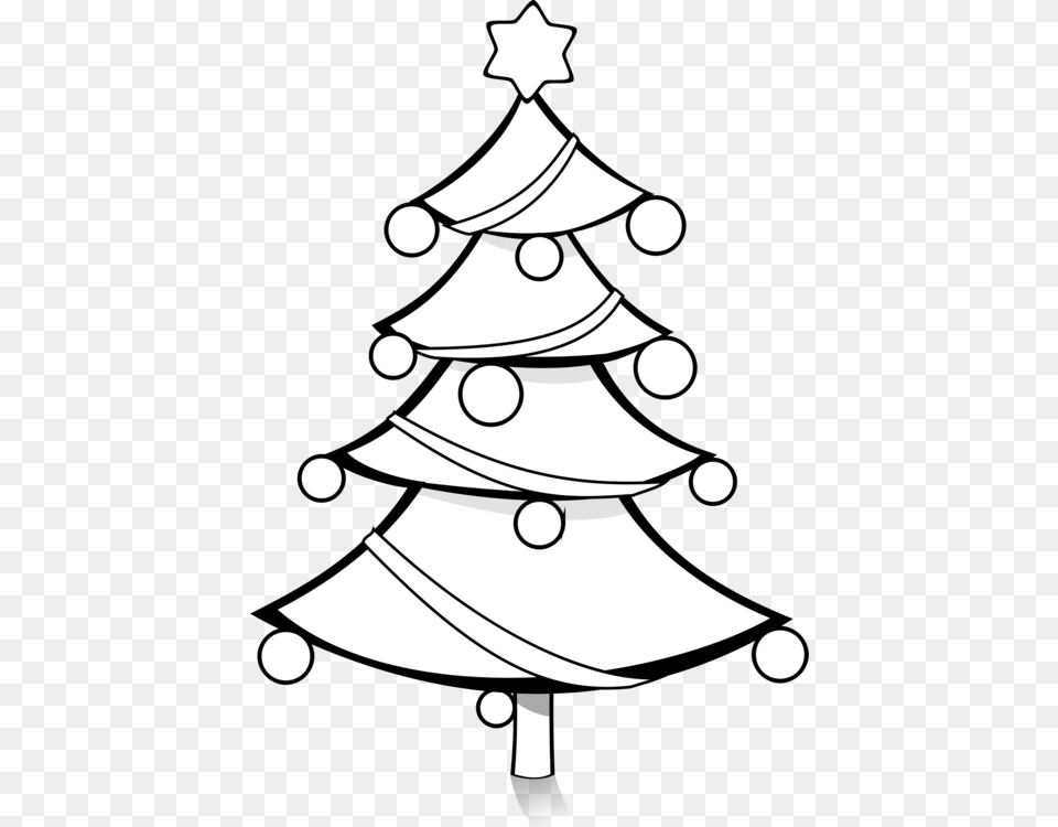 Christmas Tree Drawing Clip Art Christmas, Stencil, Christmas Decorations, Festival, Person Free Transparent Png