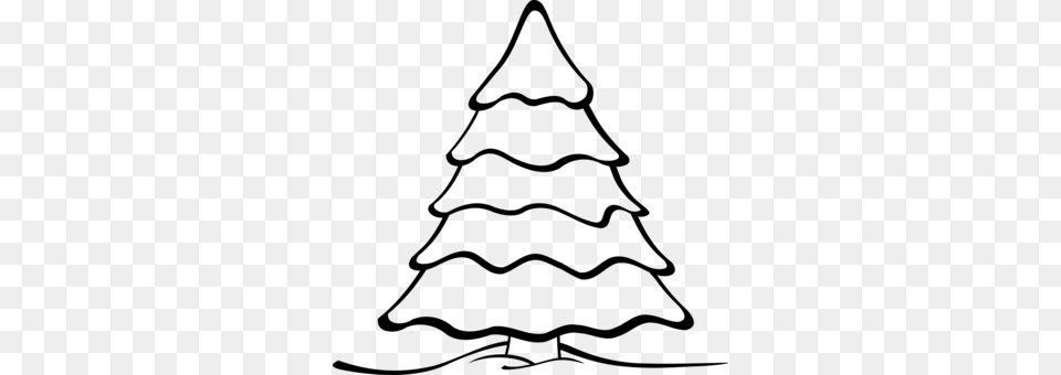 Christmas Tree Drawing Draw Trees Christmas Tree Black And White, Gray Free Png