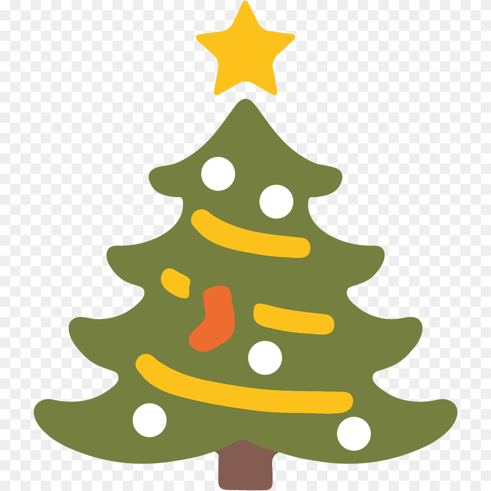 Christmas Tree Emoji Clipart, Plant, Christmas Decorations, Festival, Christmas Tree Free Png