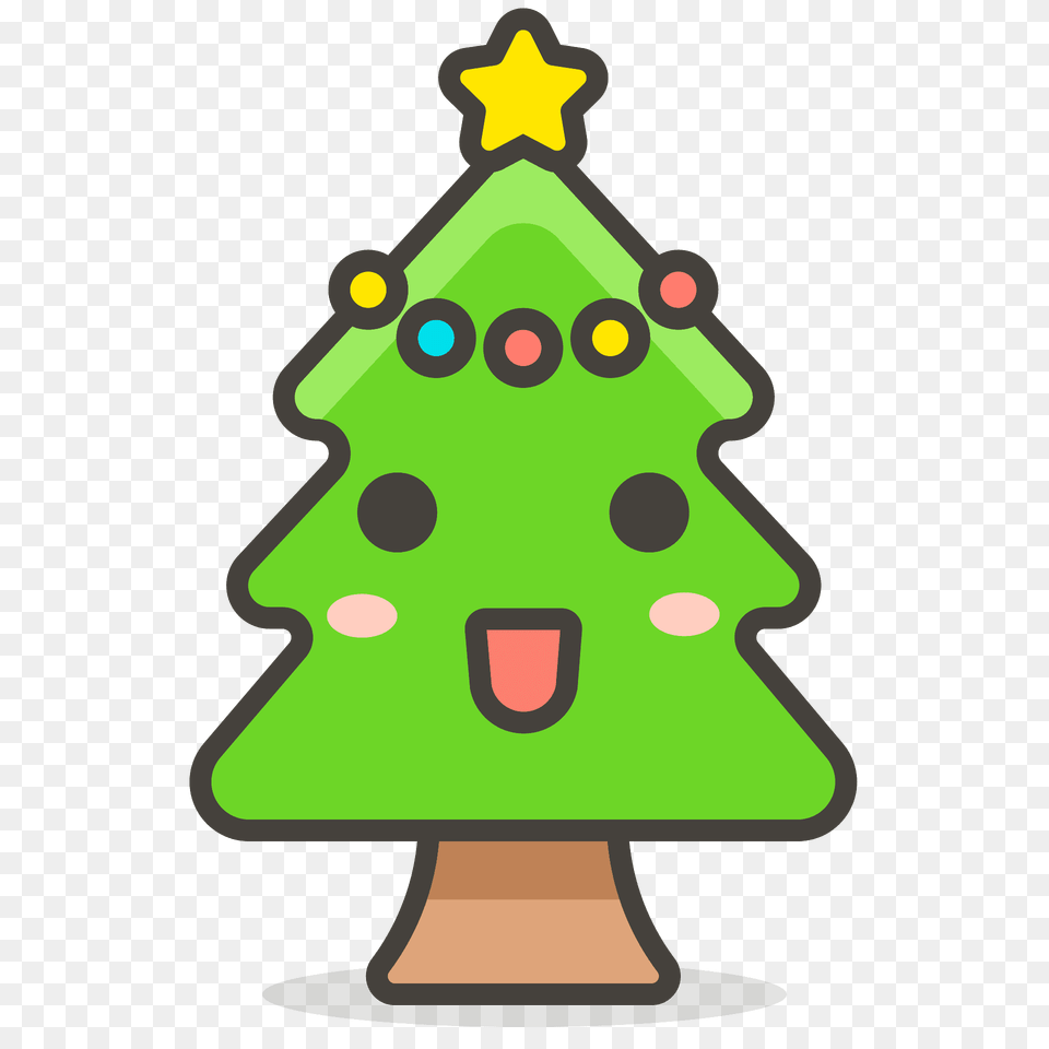 Christmas Tree Emoji Clipart, Christmas Decorations, Festival, Plant, Christmas Tree Free Png Download
