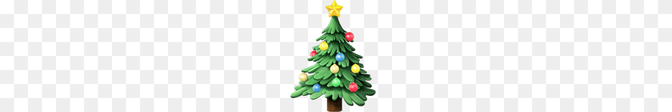 Christmas Tree Emoji On Apple Ios, Plant, Christmas Decorations, Festival, Christmas Tree Free Png