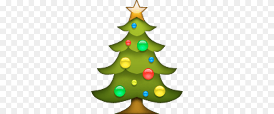Christmas Tree Emoji Transparent, Plant, Green, Christmas Decorations, Festival Free Png