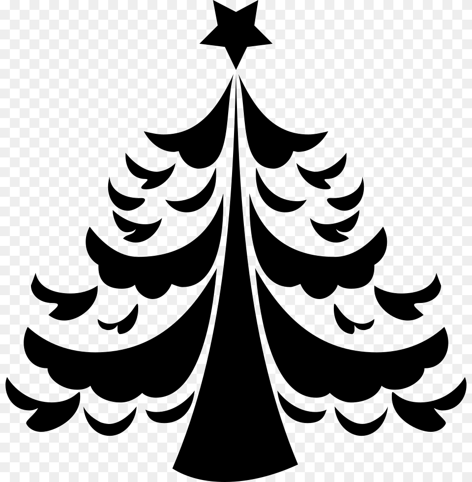 Christmas Tree Fun Christmas Tree Silhouette Clip Art, Stencil, Adult, Bride, Female Free Png
