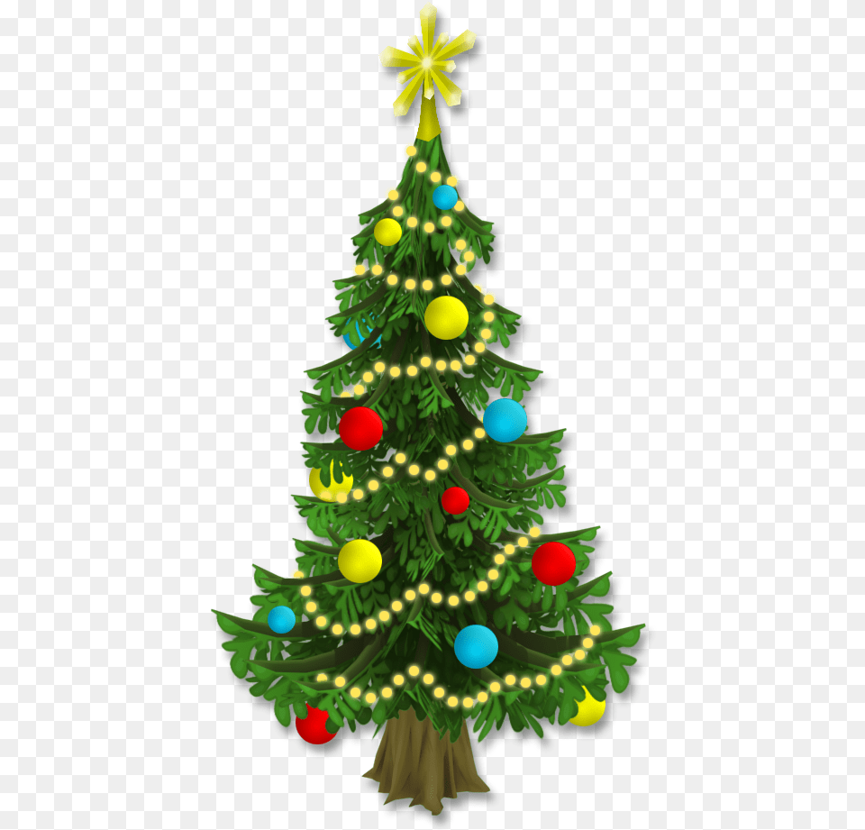 Christmas Tree Hay Day Trees, Plant, Christmas Decorations, Festival, Balloon Free Png Download