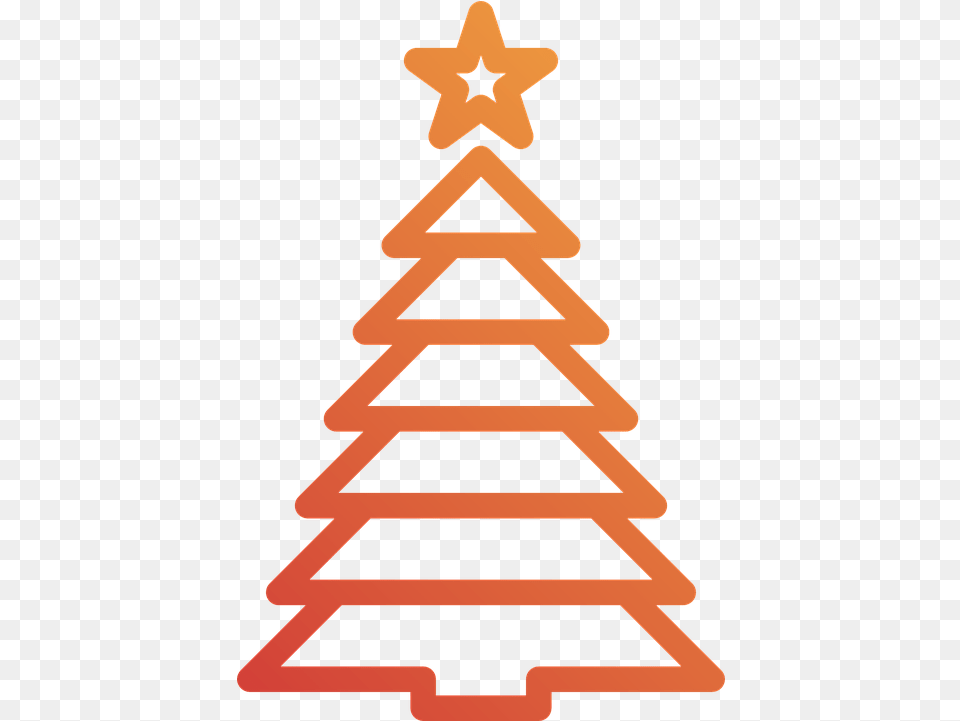 Christmas Tree Holidays Vector Graphic On Pixabay Orange Christmas Tree Clipart, Star Symbol, Symbol, Person Png Image