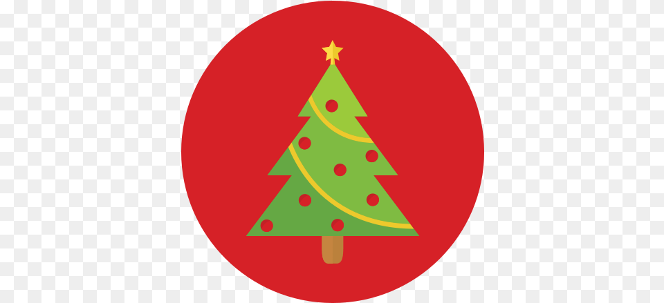 Christmas Tree Icon And Vector Tree Christmas Day, Christmas Decorations, Festival, Christmas Tree Free Png Download