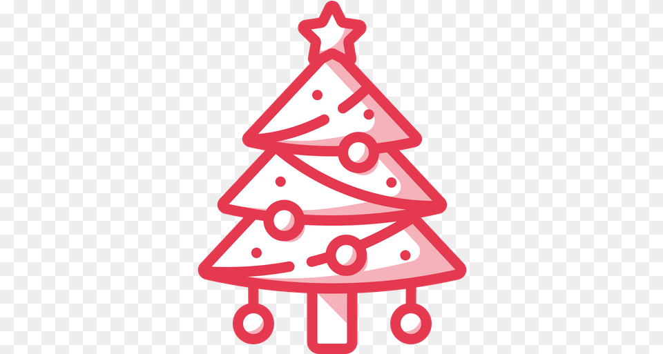 Christmas Tree Icon Of Dualtone Style Christmas Icon, Christmas Decorations, Festival, Device, Grass Free Png