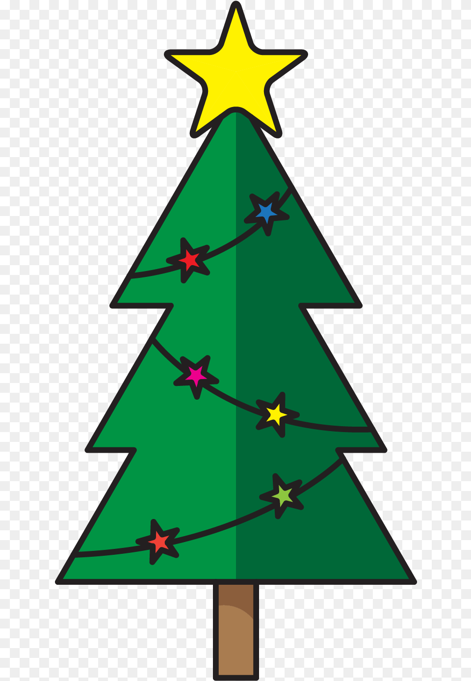 Christmas Tree Icon With Star Clipart Christmas Tree Small, Star Symbol, Symbol, Christmas Decorations, Festival Free Transparent Png