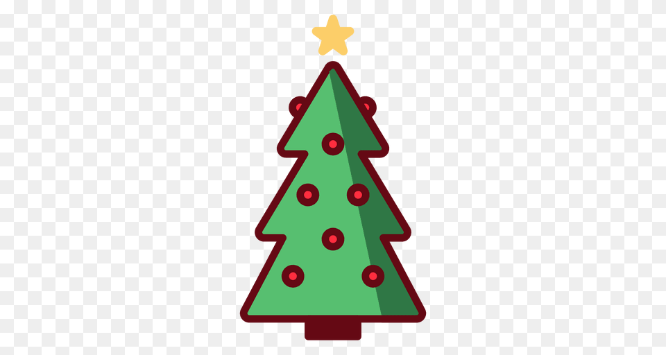 Christmas Tree Illustration, Christmas Decorations, Festival, Christmas Tree, Food Free Transparent Png