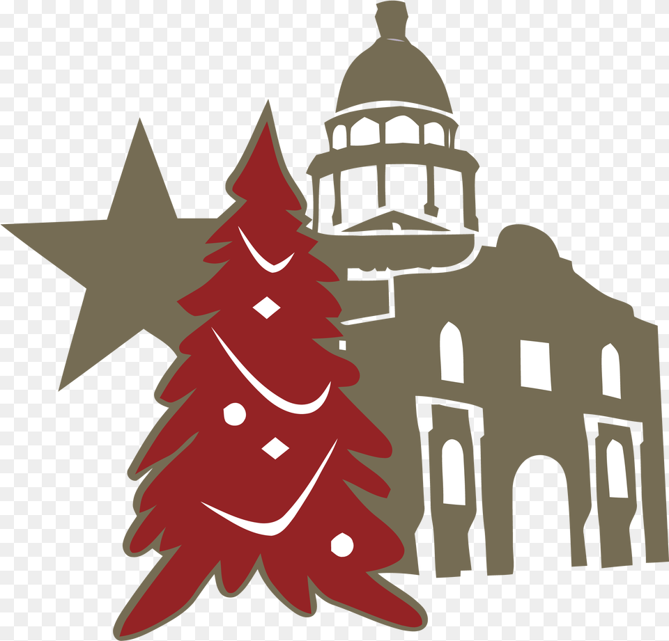 Christmas Tree Illustration, Christmas Decorations, Festival, Christmas Tree, Plant Png Image