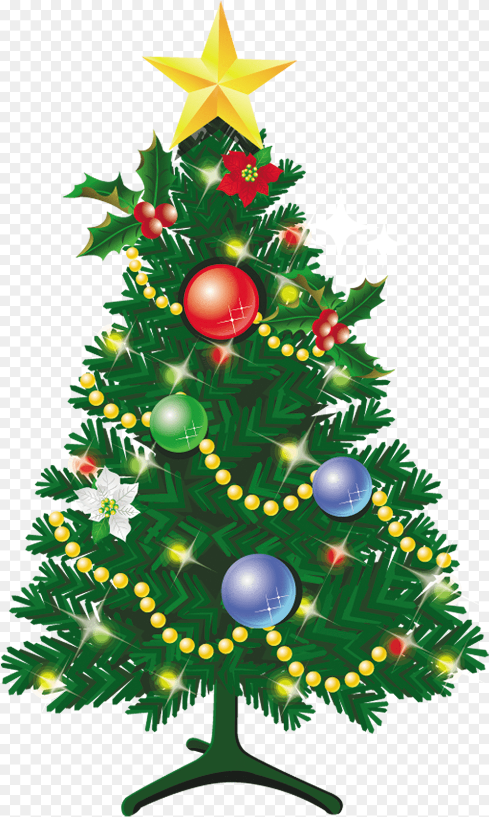 Christmas Tree Illustration Christmas Tree Vector, Plant, Christmas Decorations, Festival, Christmas Tree Free Png Download