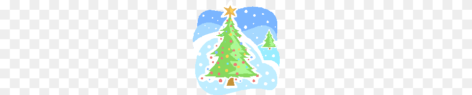 Christmas Tree In Snow Clipart Photo Images And Cartoon, Christmas Decorations, Festival, Plant, Christmas Tree Free Transparent Png
